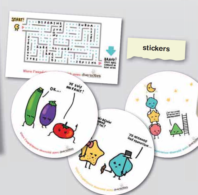 Goodies - stickers hand in cap