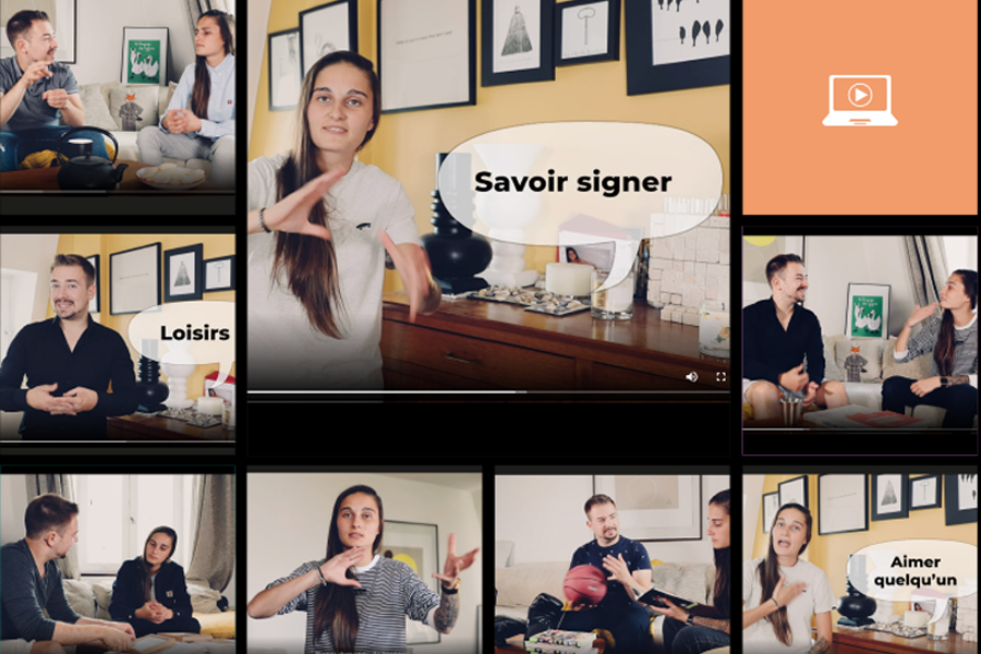Handicap auditif - tutos videos LSF
